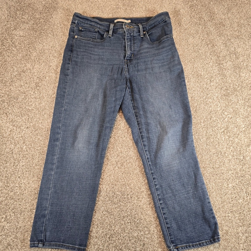 Levis 311 Shaping Skinny Jeans Womens 30 Medium Wash Blue Denim